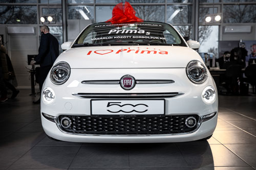 Kisorsoltuk az "I ❤ Príma Fiat 500" nyertesét